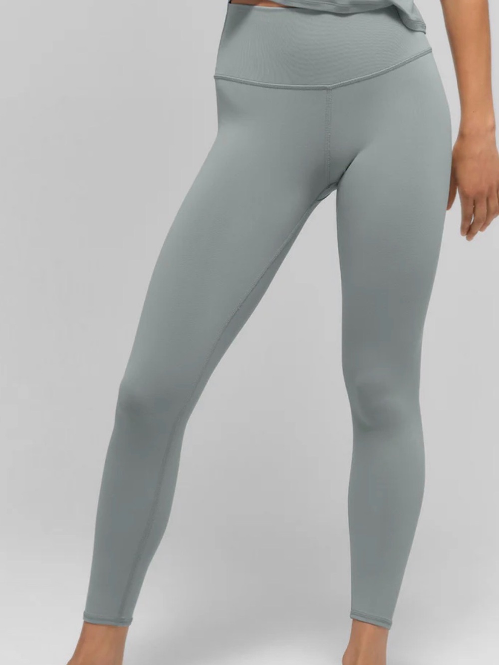 NWT ALO Yoga High Waist Airbrush Leggings in Lunar Grey